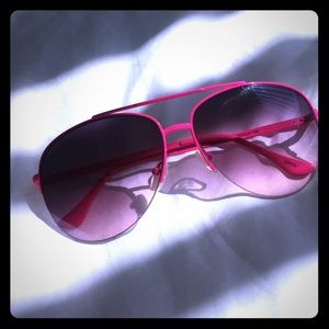 Neon pink aviators